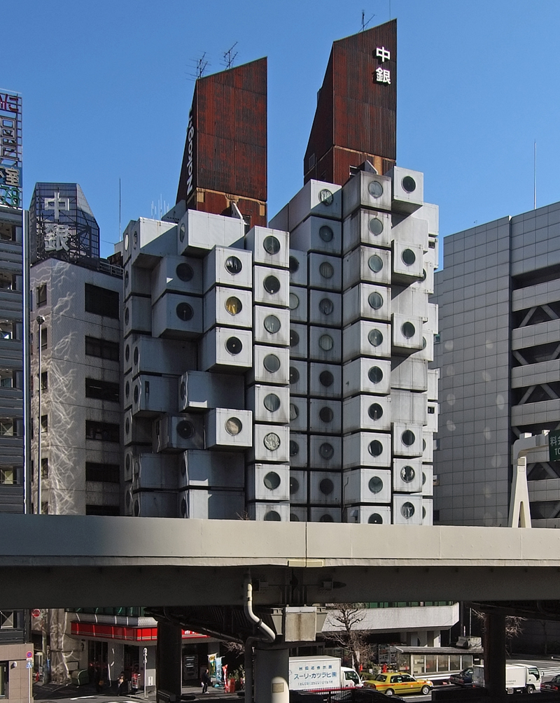 Nakagin Capsule tower, l'architecture métaboliste