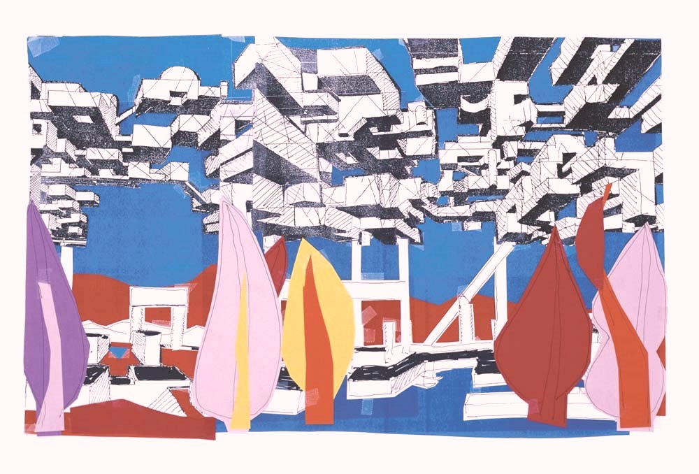 « The City above your head », Yona Friedman, 2001, Centre national des arts plastiques, FNAC 07-072 (2).