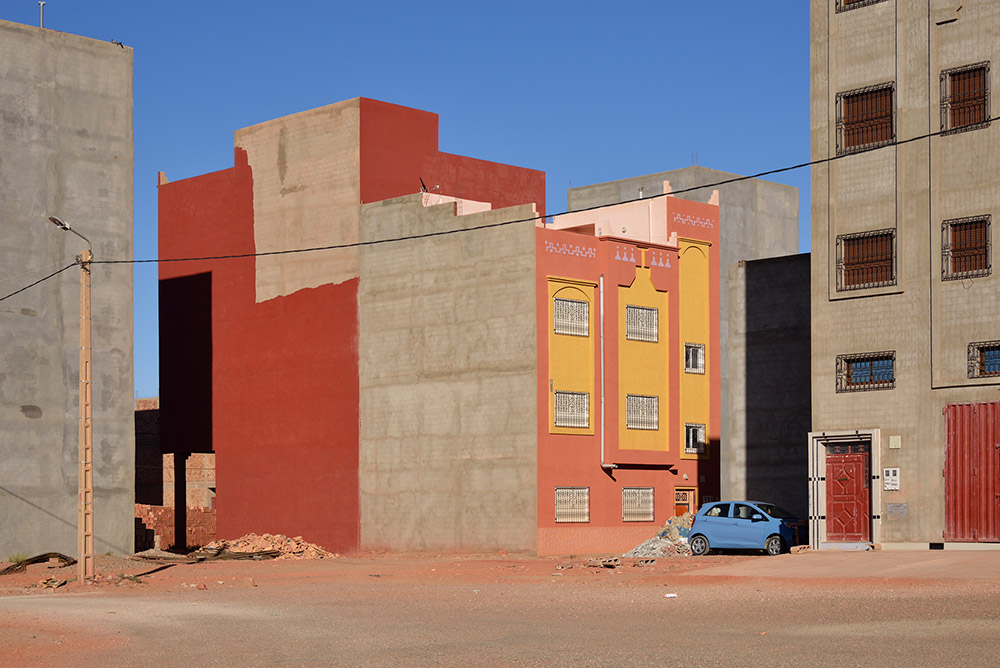 architecture maroc rouge desert
