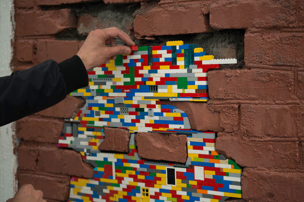 cubes legos ville mur