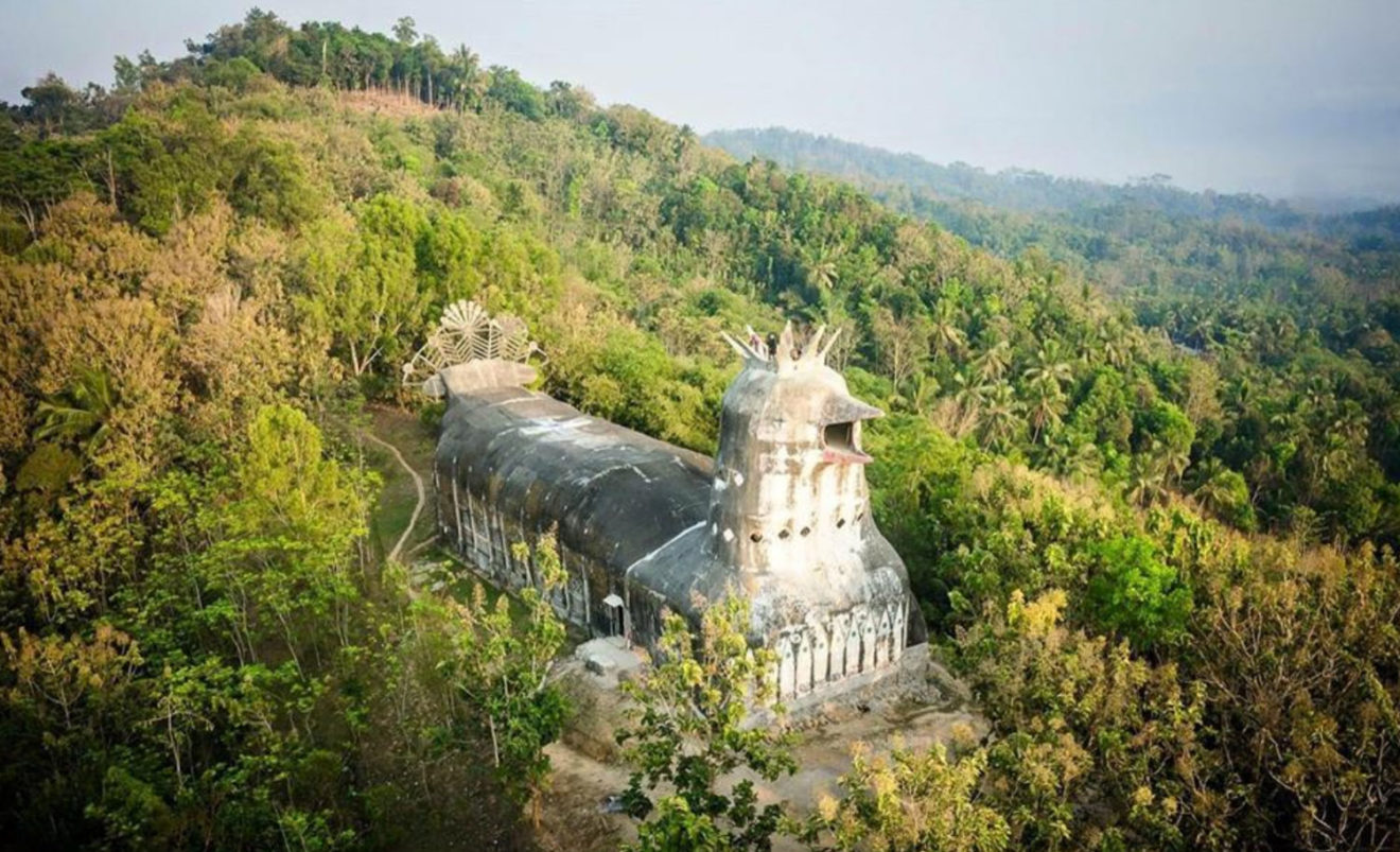 chapelle indonesie - poulet foret